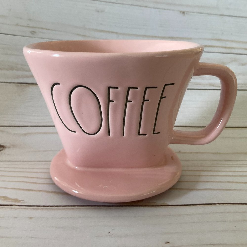 Rae Dunn Pink Coffee Drip Cup Artisan Collection by Magenta 213 Pour Drip Mug